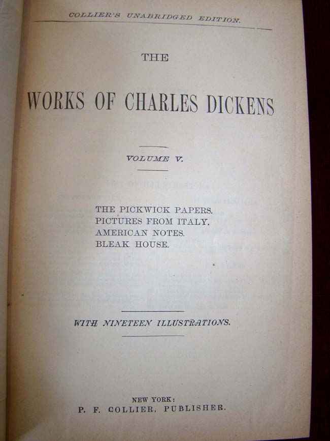 "The Works of Charles Dickens," 6 vol. edition with illustrations published by P.F. Collier in 1870 — image 2